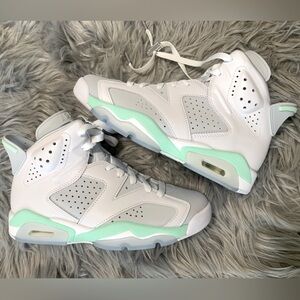 Nike Air Jordan 6 VI “Mint Foam” White Women’s Size 7.5/ Men’s 6